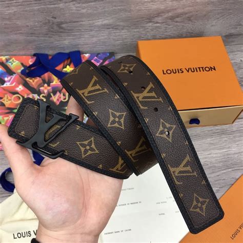 NEW Louis Vuitton Reversible LV SHAPE PATCHWORK 40MM 